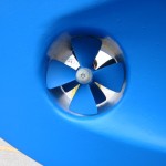 バウスラスター(オプション)のダブルプロペラ バウスラスター(オプション)のダブルプロペラ