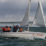 軟風で快適にセーリング