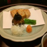 海老芋の揚げ物