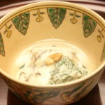 菊菜とズイキのゴマ和え