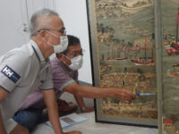 沖縄県立博物館から戻る