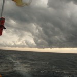 寒冷前線通過。天候の激変