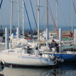 ﾖｯﾄの上での交流もお楽しみ