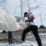 ｽｸｰﾙ開始。出港前準備中