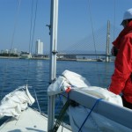 青木ヨットスクールSBD大阪コース　2012年3月　入港準備