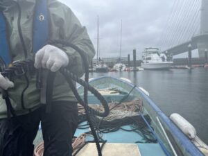 田尻マリーナ台風対策を実施しました