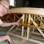 狂わないよう補強されたフレーム