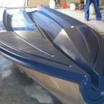 型用ゲルコートを吹き付ける