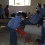 モールドの積層開始